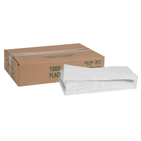 Lapaco Lapaco 10" x 14" Straight Edge Placemat, PK1000 200-003